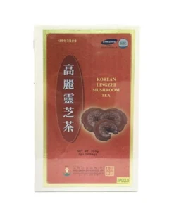 Trà Linh Chi Bio Apgold Korean Lingzhi Mushroom Tea Hàn Quốc Hộp Gỗ 100 Gói