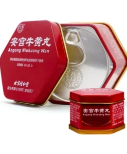 An Cung Ngưu Hoàng Đồng Nhân Đường Hộp Thiếc Đỏ Cao Cấp Trung Quốc