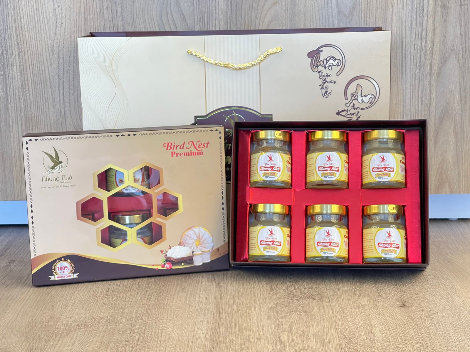 Bách Hoa Yến Set 6 hũ – Vị Táo Đỏ