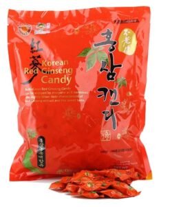 Kẹo Hồng Sâm Daedong Korean Red Ginseng Candy Hàn Quốc 250gr